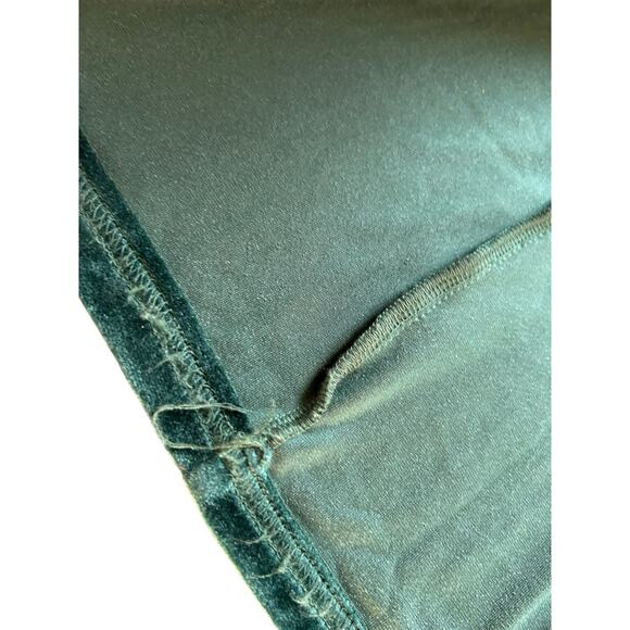 Lulus Green Velvet Gown - Size XL - Picture 6 of 11